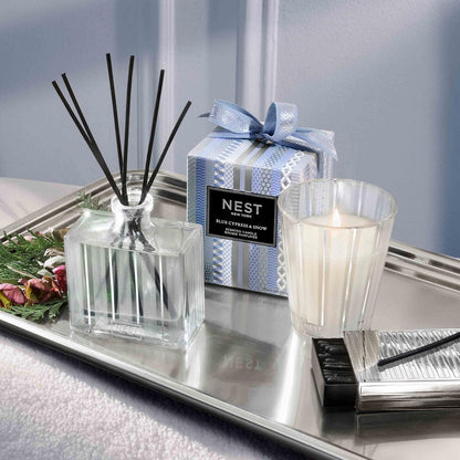Scented Classic Candle, Holiday - 8.1 oz - Up to 60-Hour Burn Time - Reusable Glass Vessel-Toppalletfly
