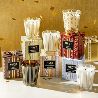 Scented Classic Candle, Holiday - 8.1 oz - Up to 60-Hour Burn Time - Reusable Glass Vessel-Toppalletfly