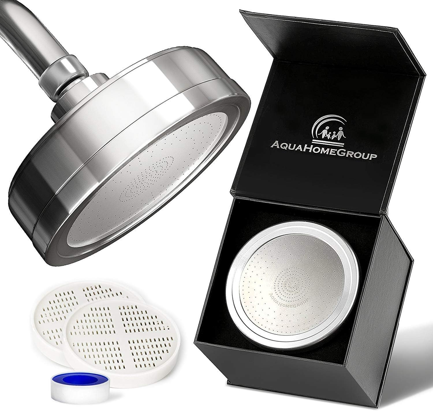 Shower Head Set, Stage Shower Filter for Hard Water Removes Chlorine and Harmful Substances - Toppalletfly