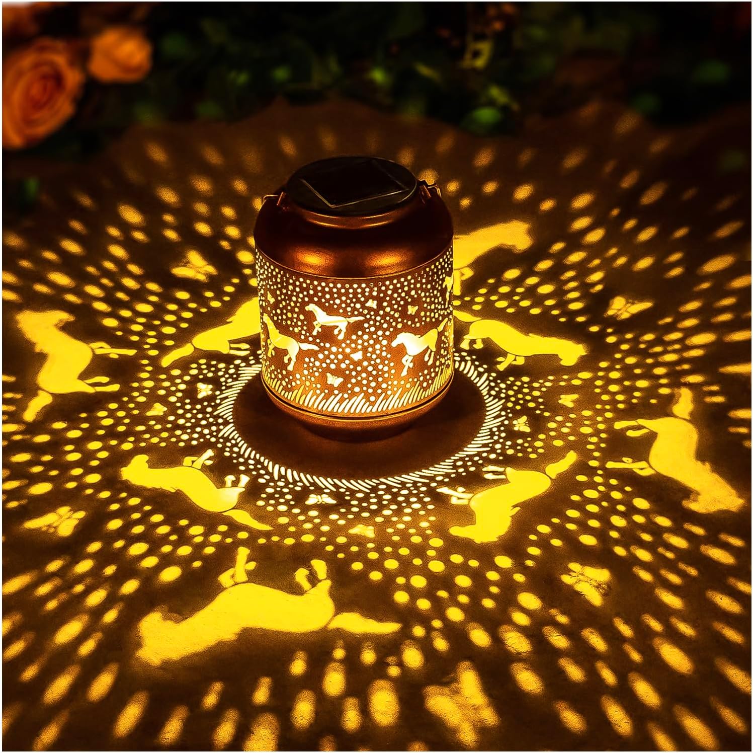 Solar Lanterns Outdoor Waterproof, Decorative Light for Yard,Patio,Lawn,Tabletop,Pathway,Landscape,Garden Decor-Toppalletfly
