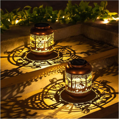 Solar Lanterns Outdoor Waterproof, Decorative Light for Yard,Patio,Lawn,Tabletop,Pathway,Landscape,Garden Decor-Toppalletfly