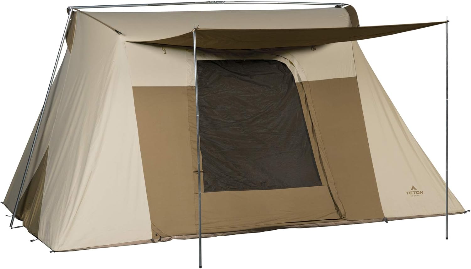Sports Canvas Tents, Tent for Family Camping in All Seasons, Waterproof-Toppalletfly