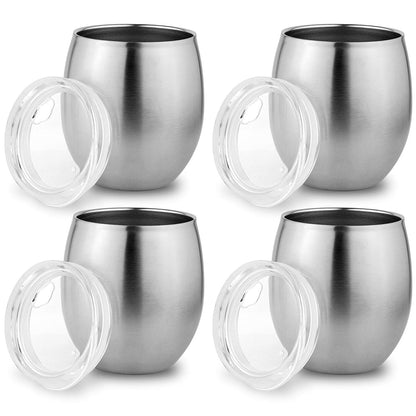 Stainless Steel Small Tumbler with Lid-Toppalletfly