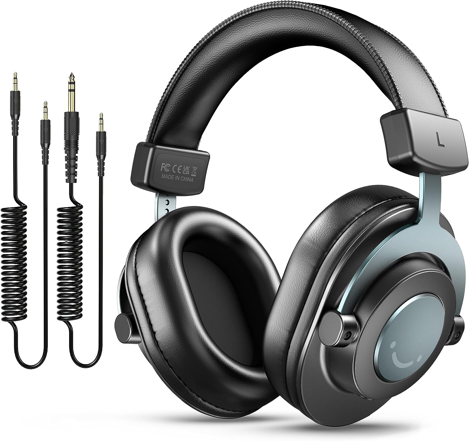 Studio Monitor Headphones for Recording Over Ear Wired Headphones for Podcast Monitoring, Streaming-Toppalletfly