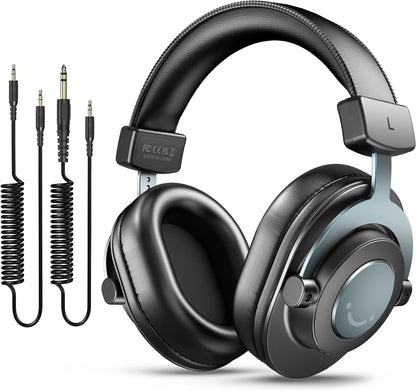 Studio Monitor Headphones for Recording Over Ear Wired Headphones for Podcast Monitoring, Streaming-Toppalletfly