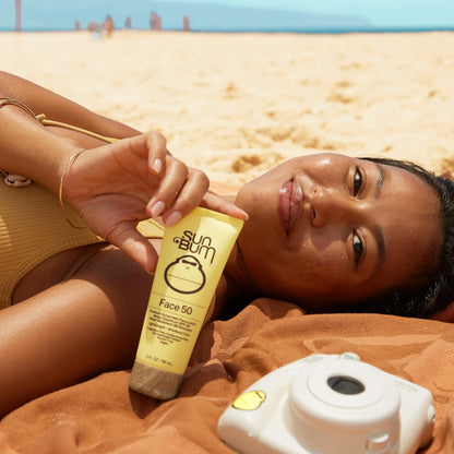 Sunscreen Face Lotion, Vegan and Reef Friendly, Fragrance-Free Moisturizing UVA/UVB-Toppalletfly