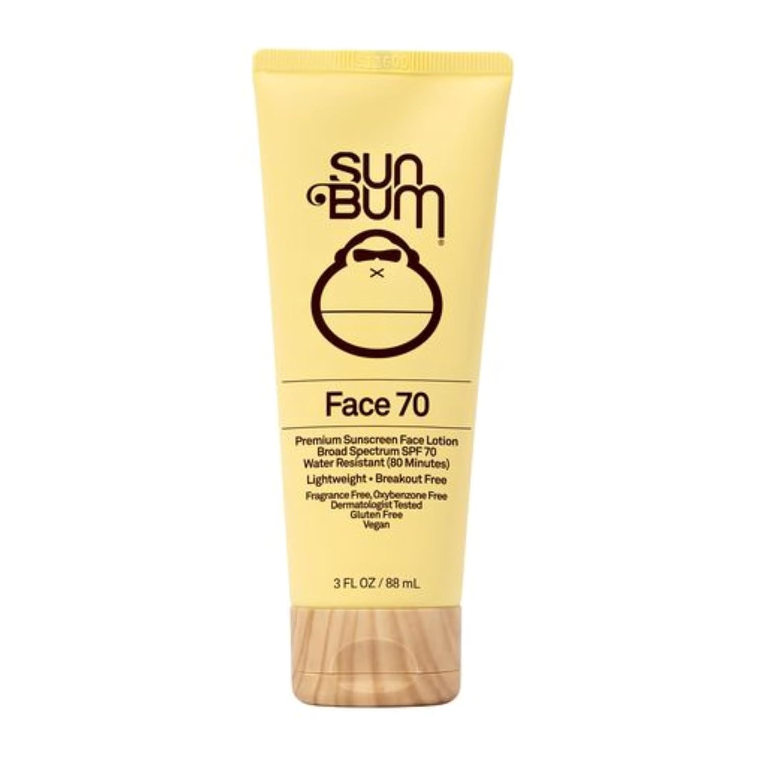 Sunscreen Face Lotion, Vegan and Reef Friendly, Fragrance-Free Moisturizing UVA/UVB-Toppalletfly