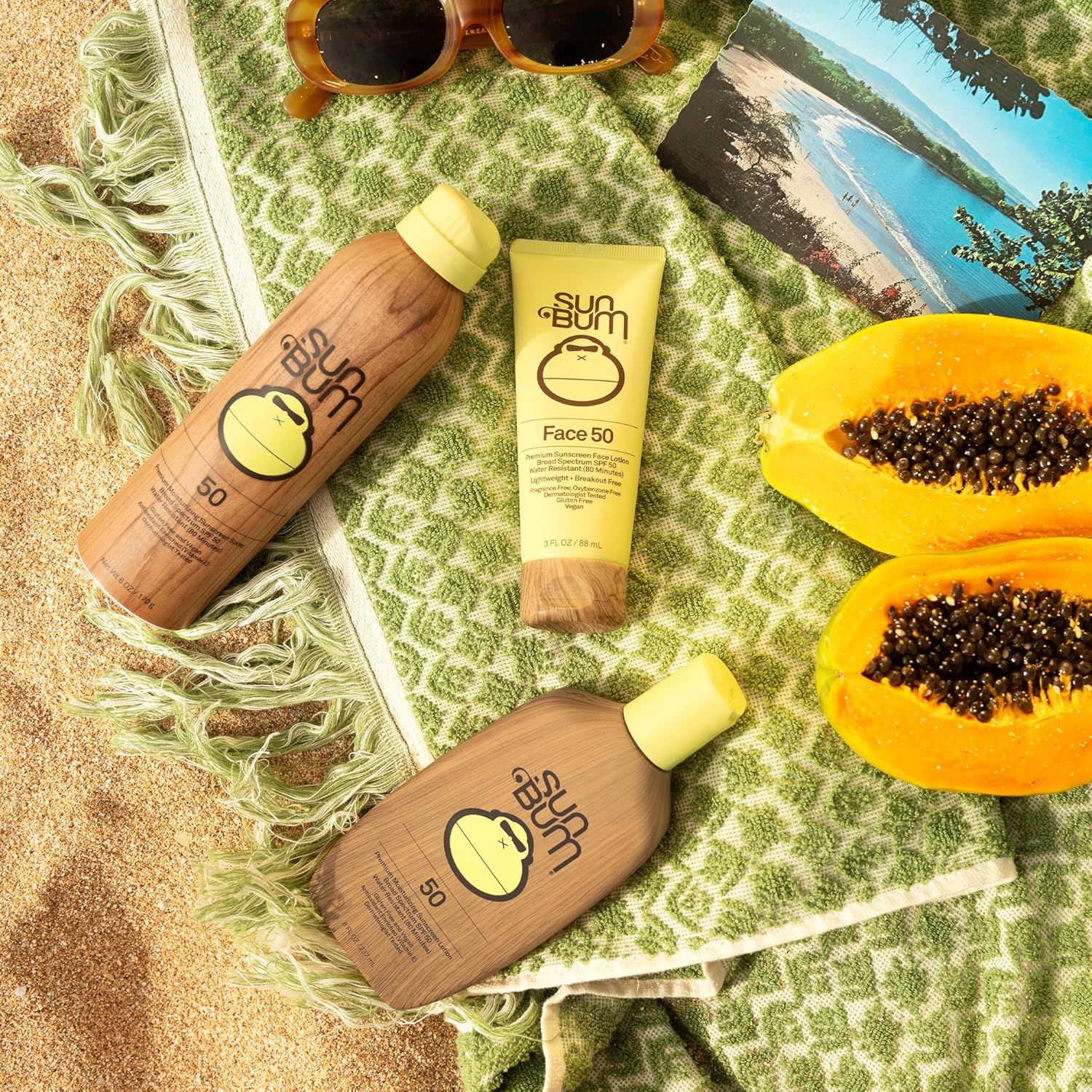 Sunscreen Face Lotion, Vegan and Reef Friendly, Fragrance-Free Moisturizing UVA/UVB-Toppalletfly
