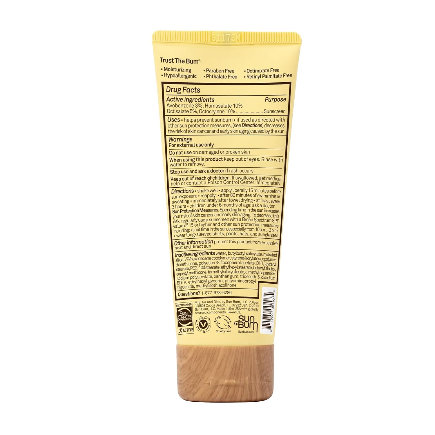 Sunscreen Face Lotion, Vegan and Reef Friendly, Fragrance-Free Moisturizing UVA/UVB-Toppalletfly