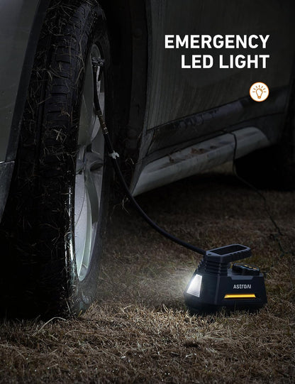 Tire Inflator, Portable Air Compressor Air Pump for Car Tires - 12V DC 100PSI-Toppalletfly