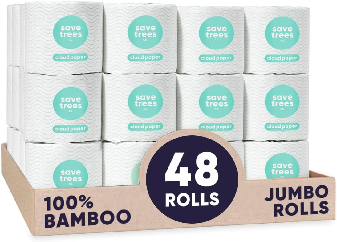 Toilet Paper, Environmentally-Friendly 3-ply, 300 Sheets Per Roll, PFAs Free, FSC Certified, Plastic & Chemical Free-Toppalletfly