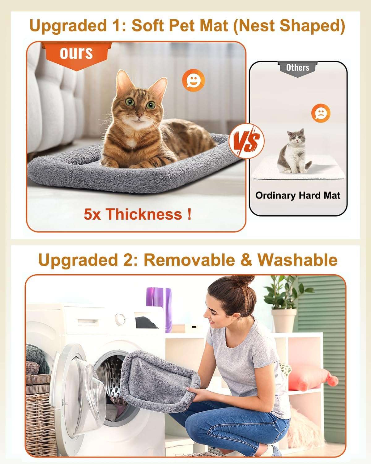 Portable Pet Bag - Folding Fabric Pet Carrier with Locking Safety Zippers, Airline Approved-Toppalletfly