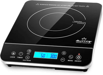 Portable Induction Cooktop, Countertop Burner Induction Hot Plate with LCD Sensor Touch 1800 Watts-Toppalletfly