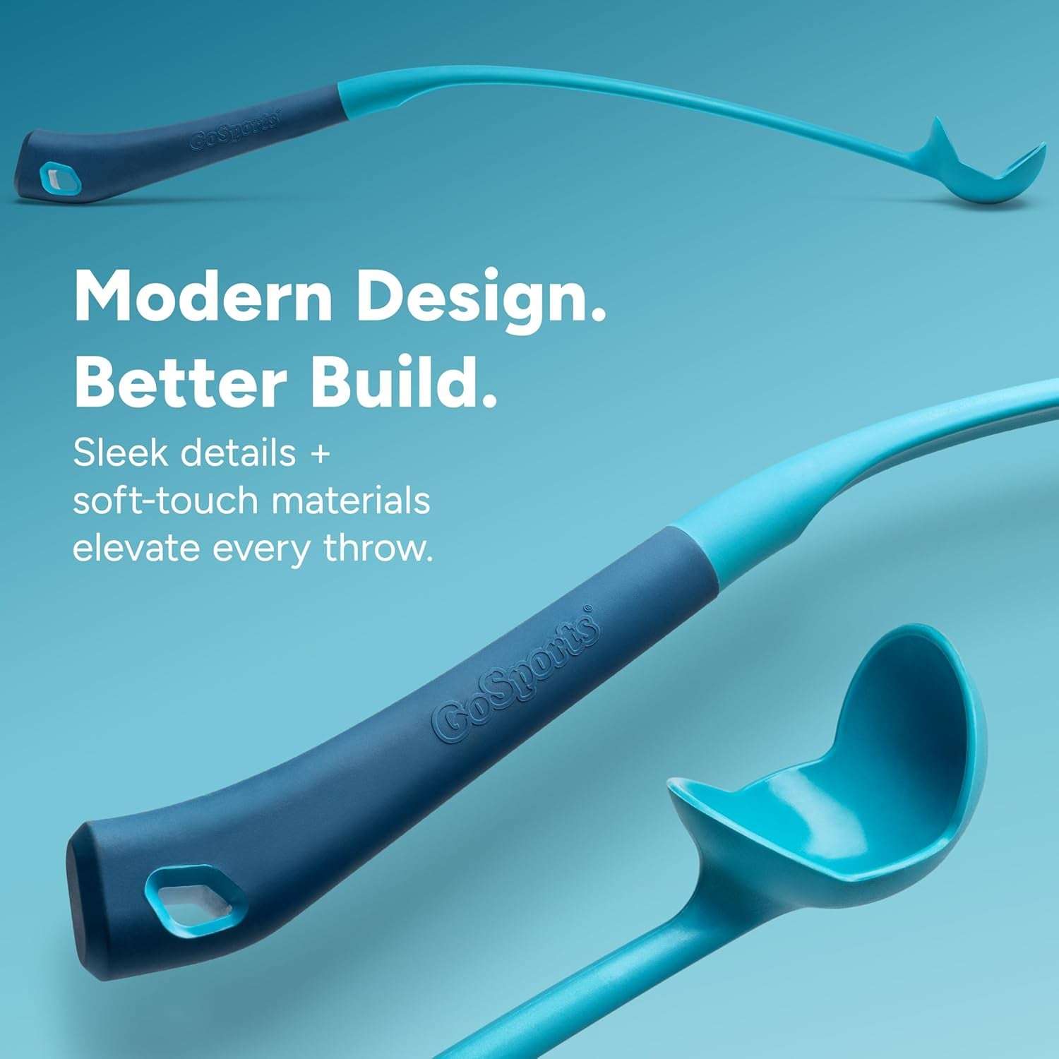 Pets Dog Ball Launcher - Ergonomic Tennis Ball Thrower for Dogs 20+ Lbs - Includes Tosser and (2) 2.5 Inch Balls for Fetch