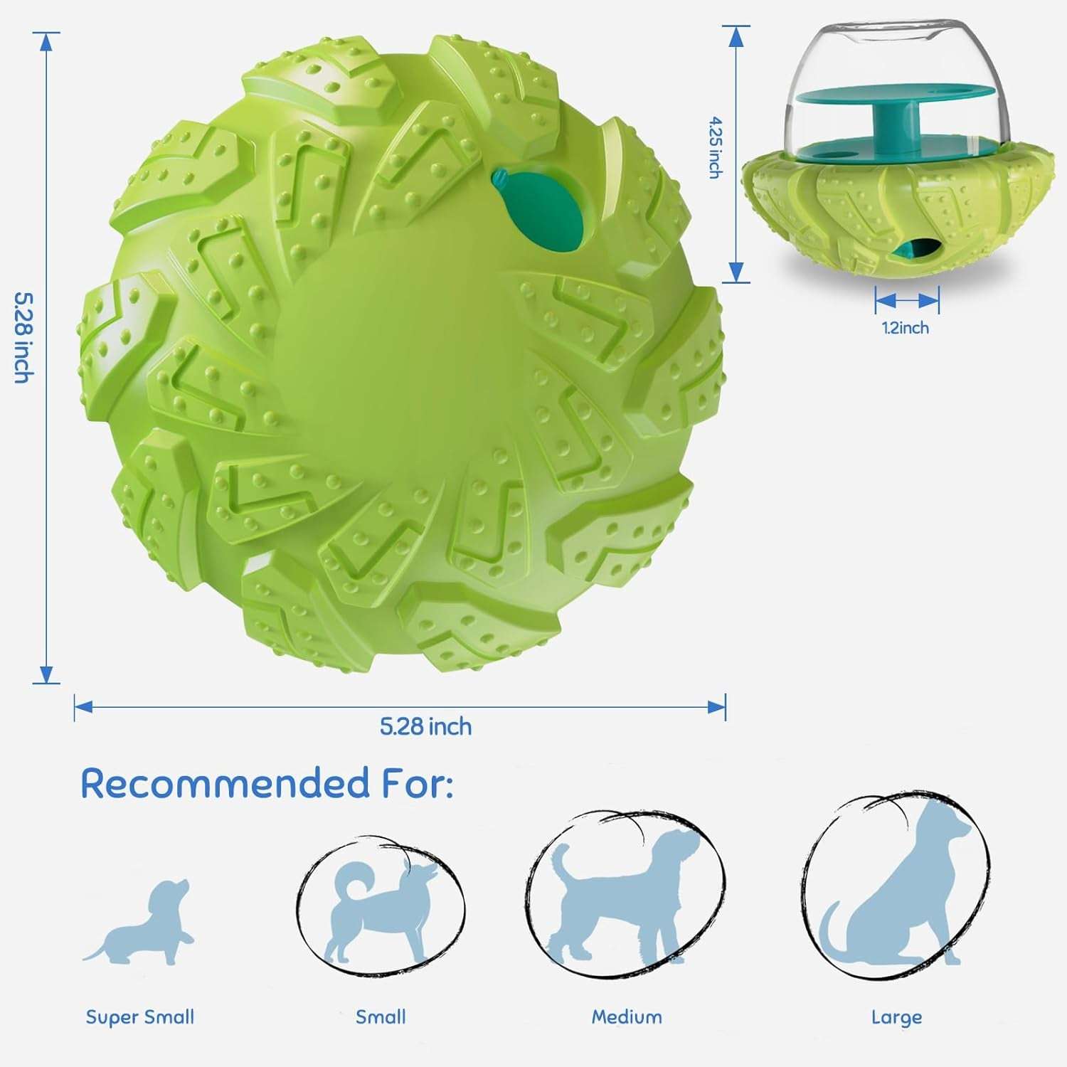 Interactive Dog Puzzle Toy for Smart, Dog Enrichment Toys to Keep Them Busy, Cognitive Dogs Toy to Stimulate Their Brain, Dog'S Treat Dispensing Toys with Slow Feeder, Durable and Easy to Clean