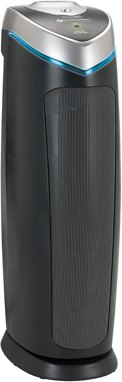 True HEPA Filter Air Purifier with UV Light Sanitizer, Eliminates Germs, Filters Allergies, Pollen, Smoke, Dust, Quiet 22 inch 4-in-1 Air Purifier-Toppalletfly