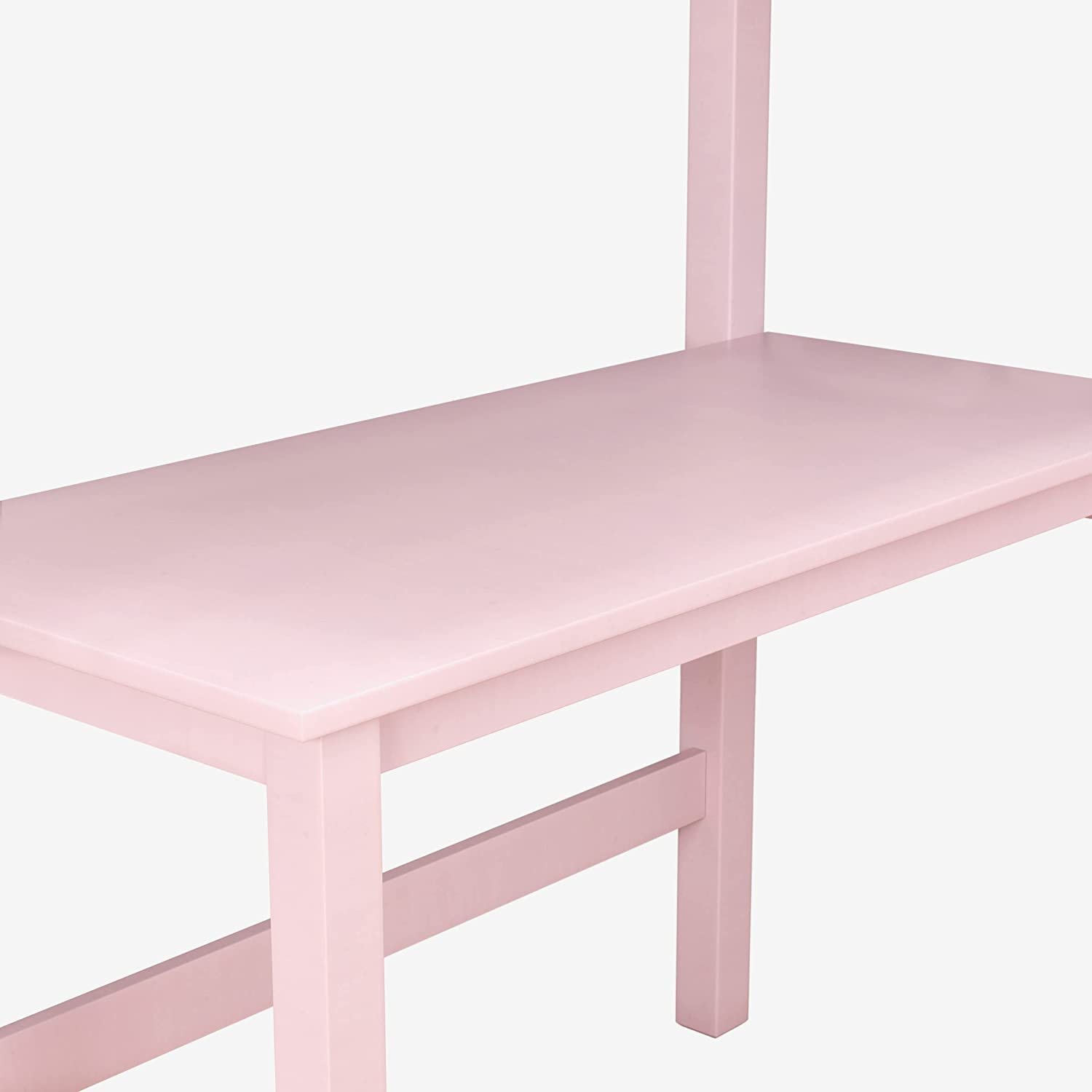 Twin Loft Bed, Built-in Desk and Open Space Perfect for Storage or a Play Area-Toppalletfly