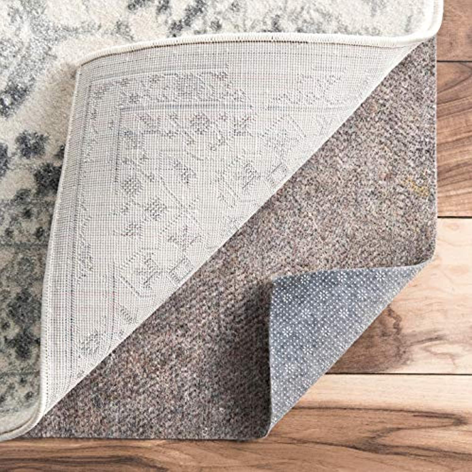 Ultra Premium Eco Friendly Non-Slip Felt Thick Rug Pad, 10x14 Feet, Made in USA-Toppalletfly