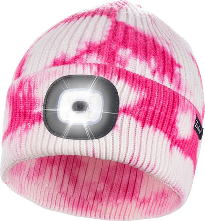 Unisex Beanie with Light, USB Rechargeable Caps-Toppalletfly