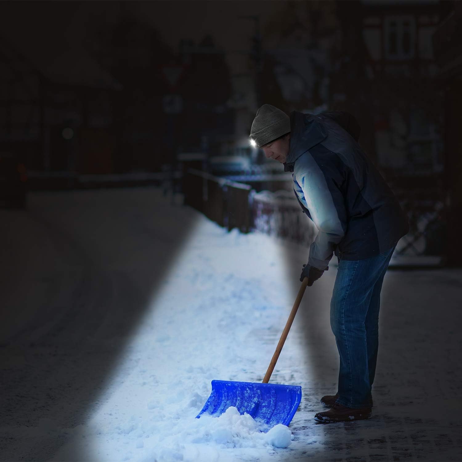 Unisex Beanie with Light, USB Rechargeable Caps-Toppalletfly