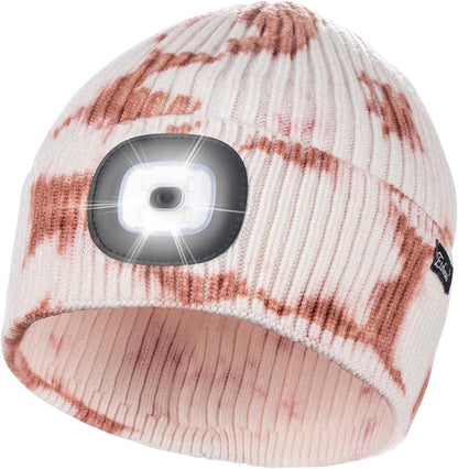 Unisex Beanie with Light, USB Rechargeable Caps-Toppalletfly