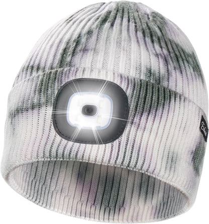 Unisex Beanie with Light, USB Rechargeable Caps-Toppalletfly