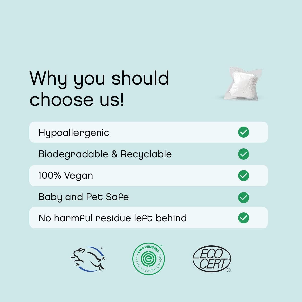 Unscented Dishwasher Pods, New and Improved Packaging, Zero Plastic, Vegan, Eco-Friendly, Natural Dishwasher Detergent-Toppalletfly