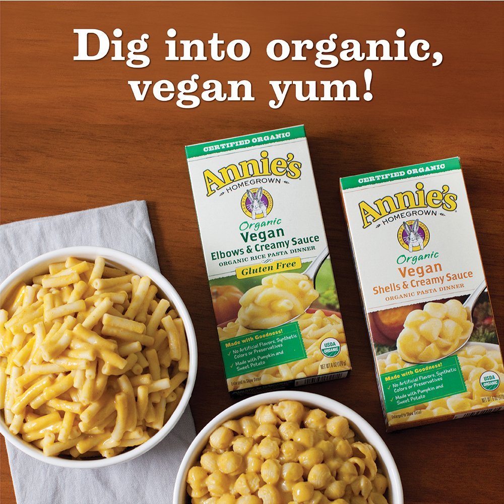 Vegan Macaroni and Cheese, Gluten Free, Elbow Rice Pasta & Cheddar, 6 oz Pack of 12-Toppalletfly