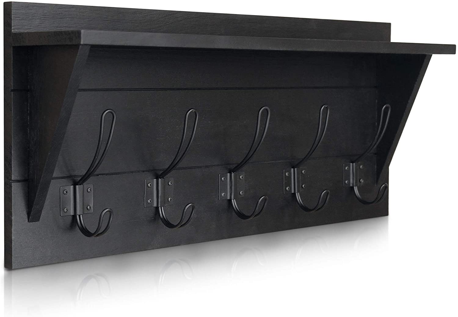 Wall Mounted Coat Rack With Shelf-Toppalletfly