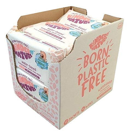 Water Based Baby Wipes, 56 Count Case of 12 packs-Toppalletfly