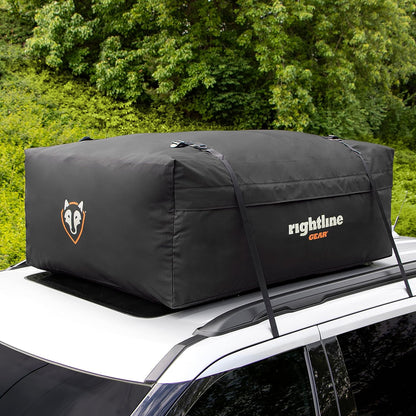 Weatherproof Rooftop Cargo Carrier for Vehicle, Attaches With or Without Roof Rack, 18 Cubic Feet-Toppalletfly