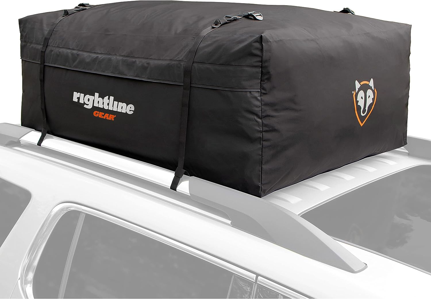 Weatherproof Rooftop Cargo Carrier for Vehicle, Attaches With or Without Roof Rack, 18 Cubic Feet-Toppalletfly