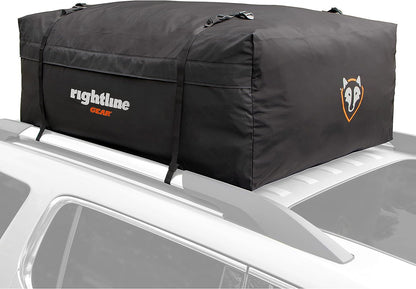 Weatherproof Rooftop Cargo Carrier for Vehicle, Attaches With or Without Roof Rack, 18 Cubic Feet-Toppalletfly