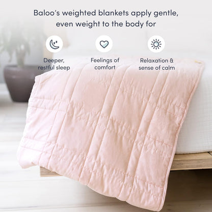 Weighted Blanket, Eco-Friendly, Chemical-Free, Soft Cool Cotton in Vegetable Dyed-Toppalletfly