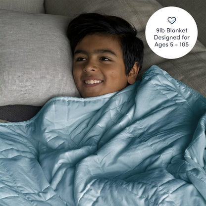 Weighted Blanket, Eco-Friendly, Chemical-Free, Soft Cool Cotton in Vegetable Dyed-Toppalletfly