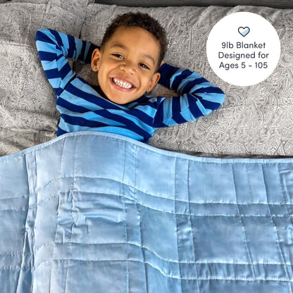 Weighted Blanket, Eco-Friendly, Chemical-Free, Soft Cool Cotton in Vegetable Dyed-Toppalletfly