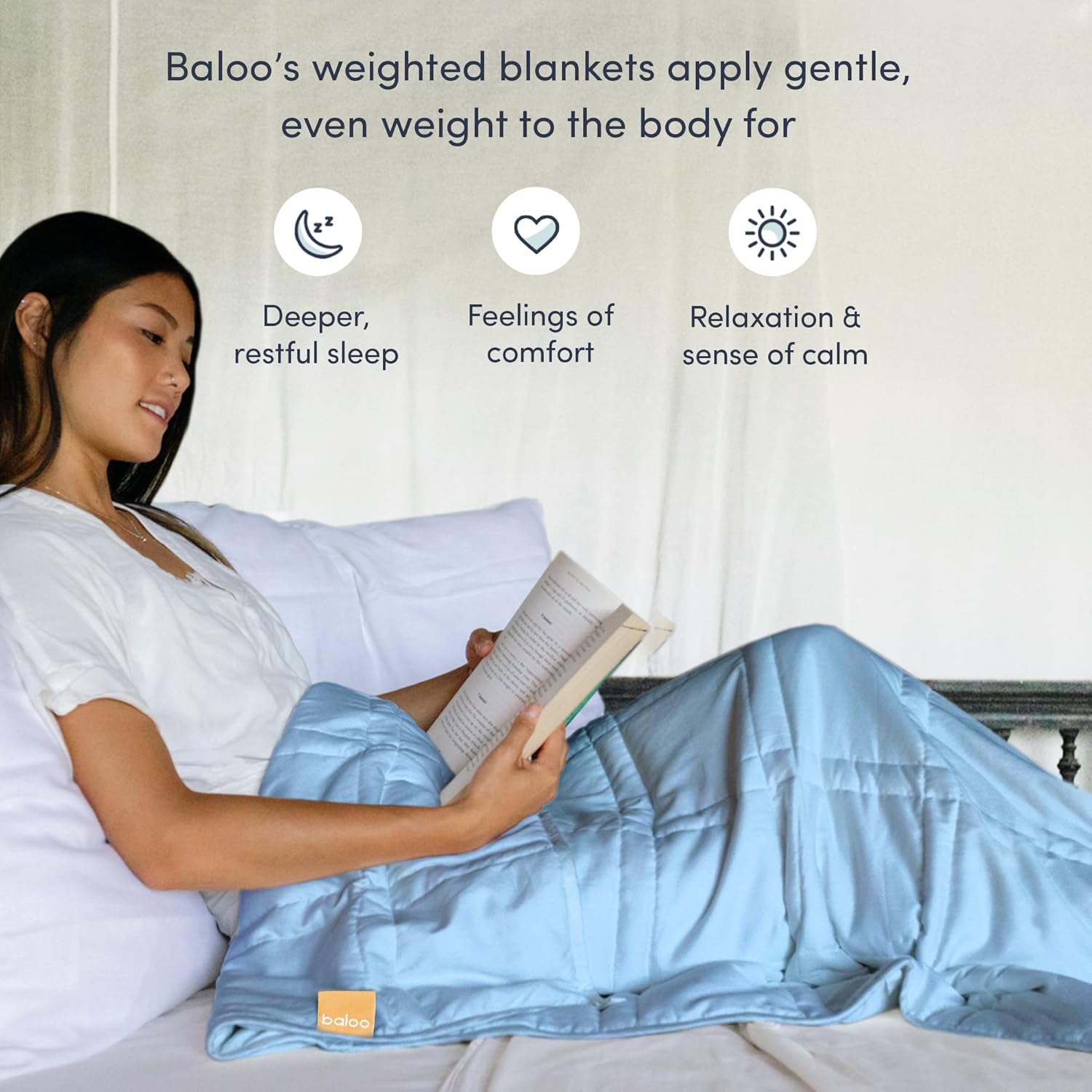 Weighted Blanket, Eco-Friendly, Chemical-Free, Soft Cool Cotton in Vegetable Dyed-Toppalletfly