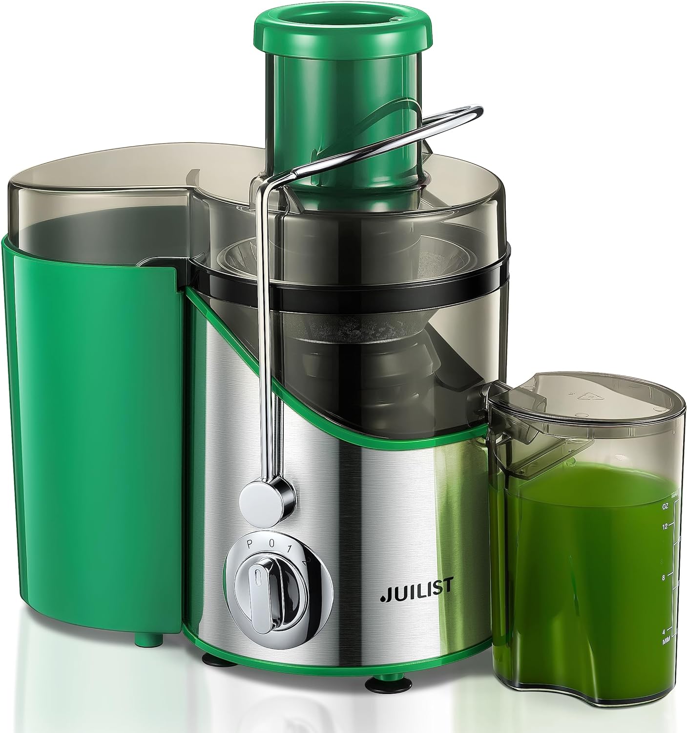Wide Mouth Juicer Extractor, for Vegetable and Fruit with 3-Speed Setting, 400W Motor, Easy to Clean-Toppalletfly
