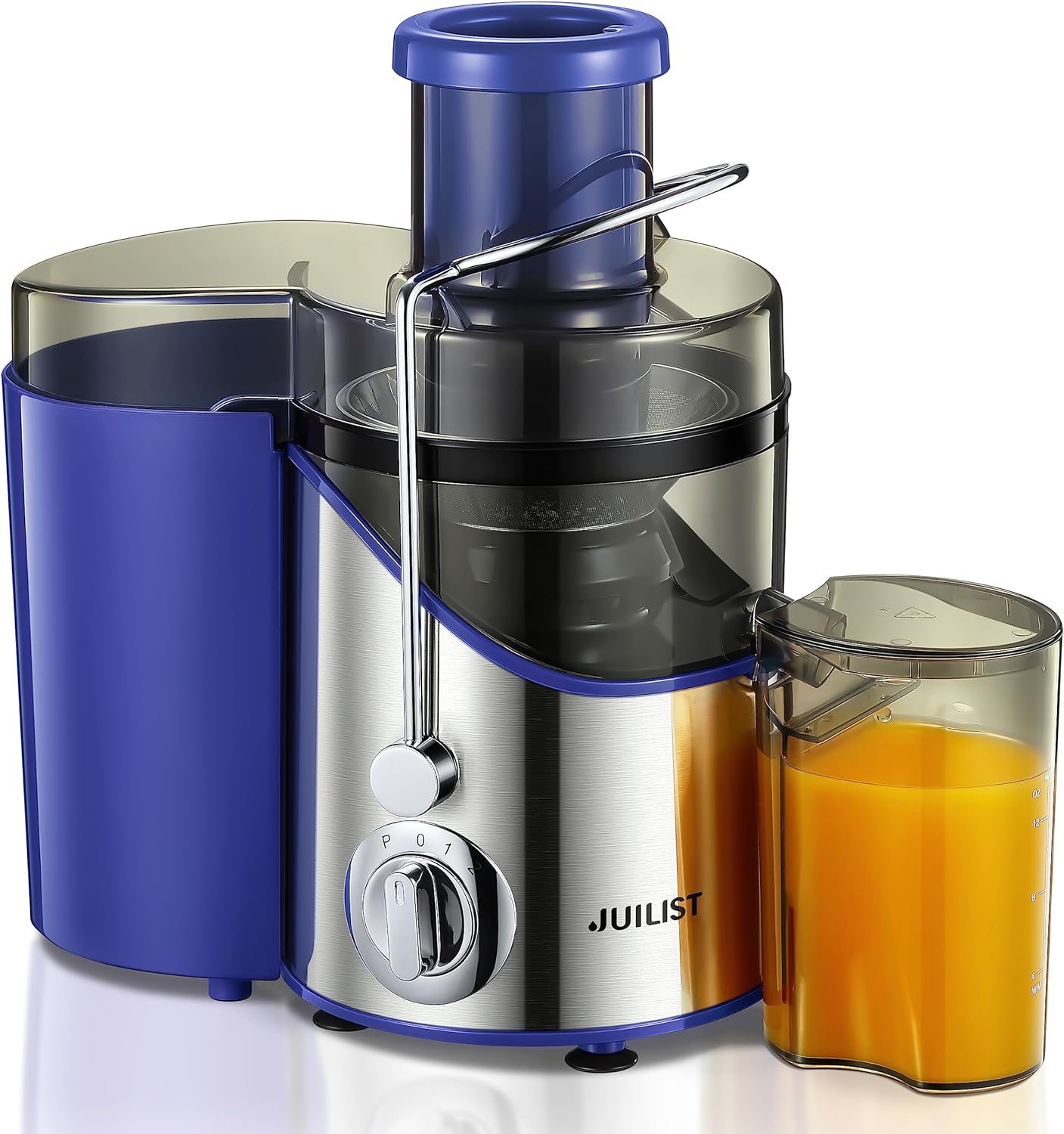 Wide Mouth Juicer Extractor, for Vegetable and Fruit with 3-Speed Setting, 400W Motor, Easy to Clean-Toppalletfly