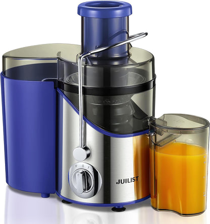 Wide Mouth Juicer Extractor, for Vegetable and Fruit with 3-Speed Setting, 400W Motor, Easy to Clean-Toppalletfly