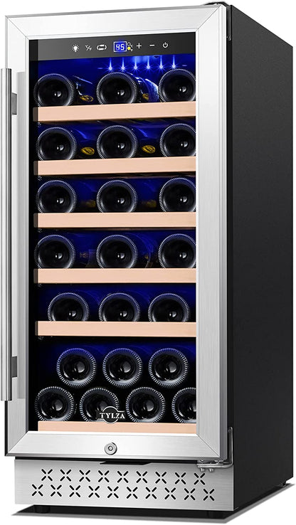 Wine and Beverage Refrigerators, Stainless Steel Quick Quiet Energy Saving Cooling System-Toppalletfly