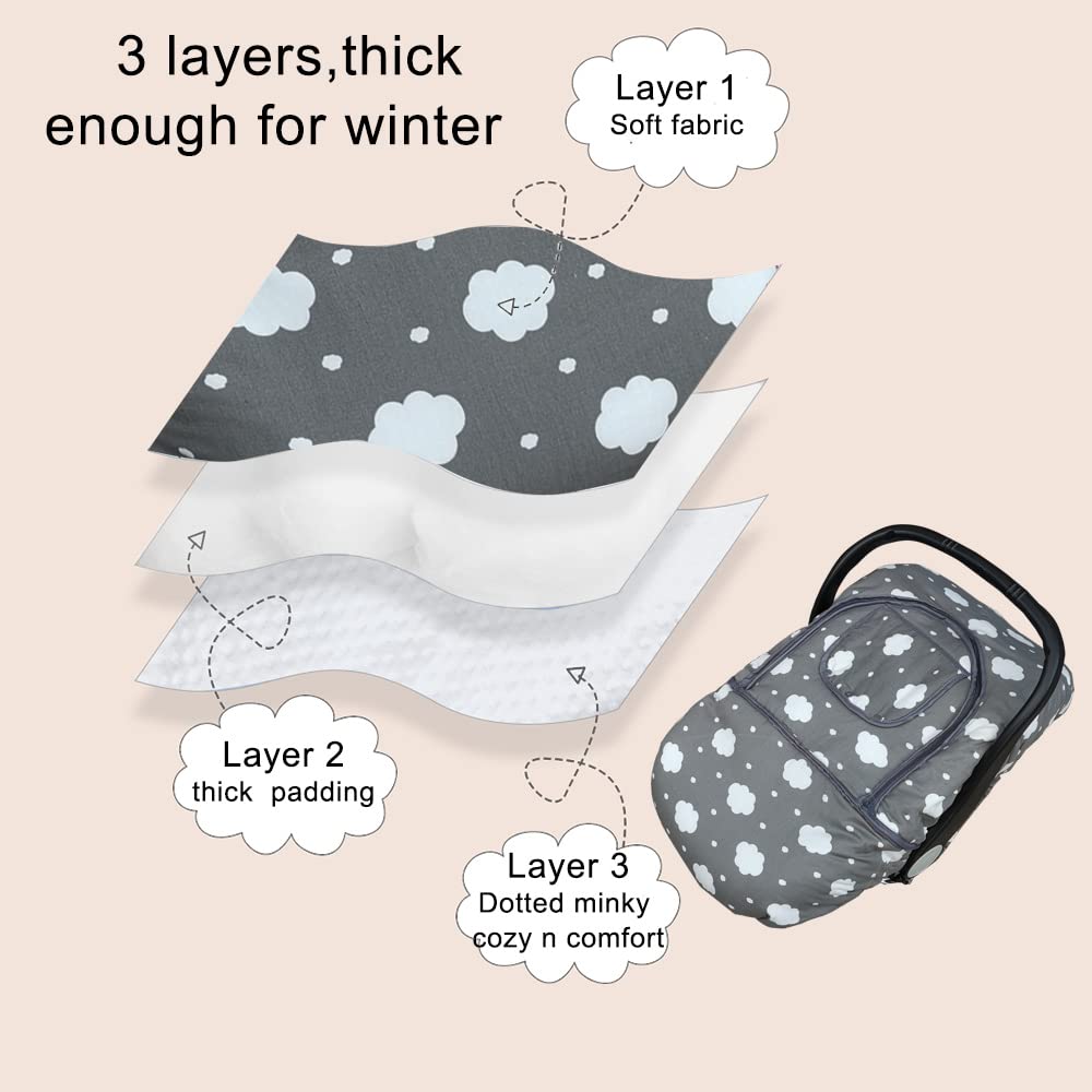 Winter Baby Car Seat Covers for Infant-Toppalletfly
