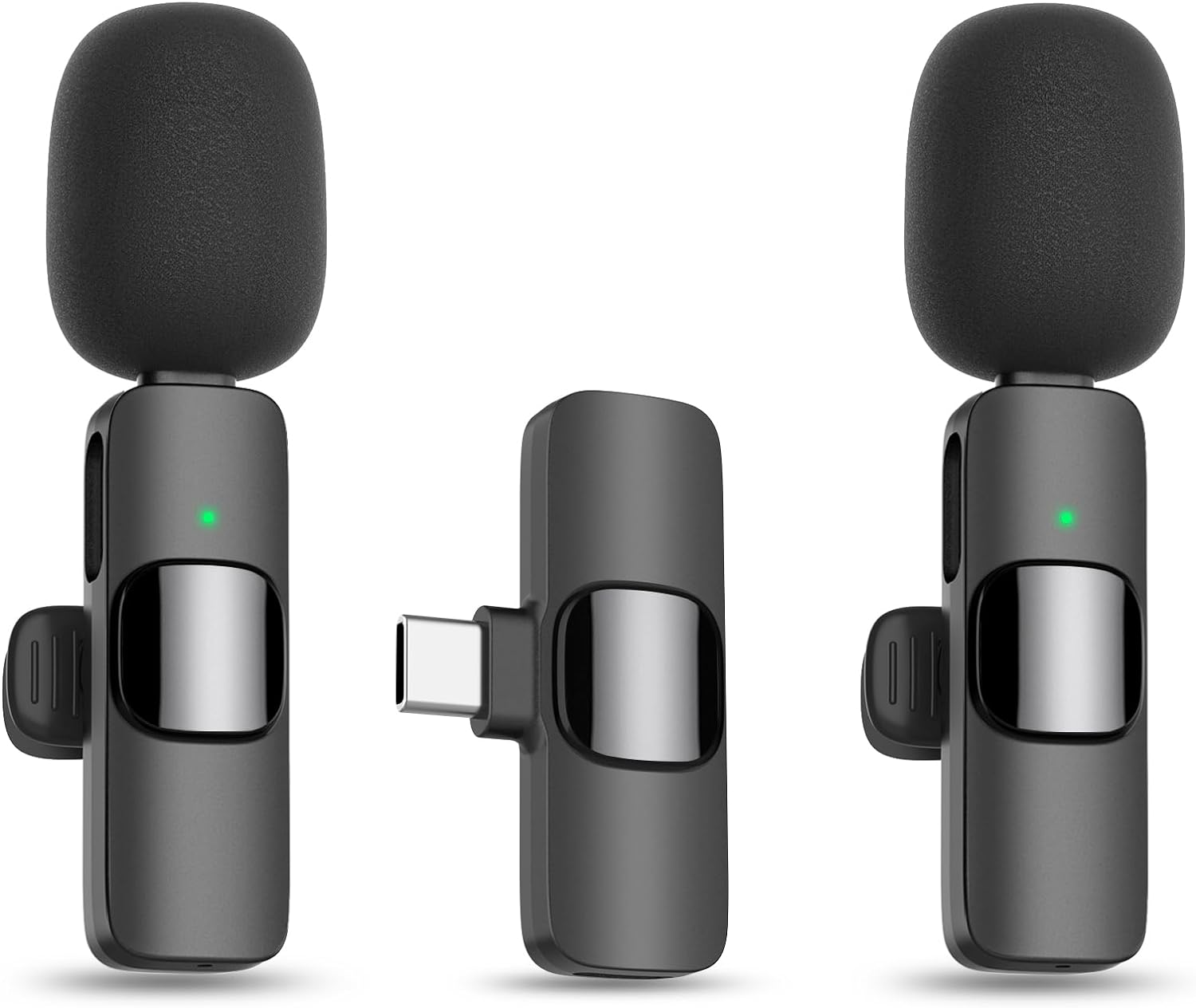 Wireless Microphone for iPhone & iPad – Omnidirectional Mic for Interviews, Podcasts, & Vlogs-Toppalletfly
