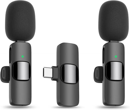 Wireless Microphone for iPhone & iPad – Omnidirectional Mic for Interviews, Podcasts, & Vlogs-Toppalletfly