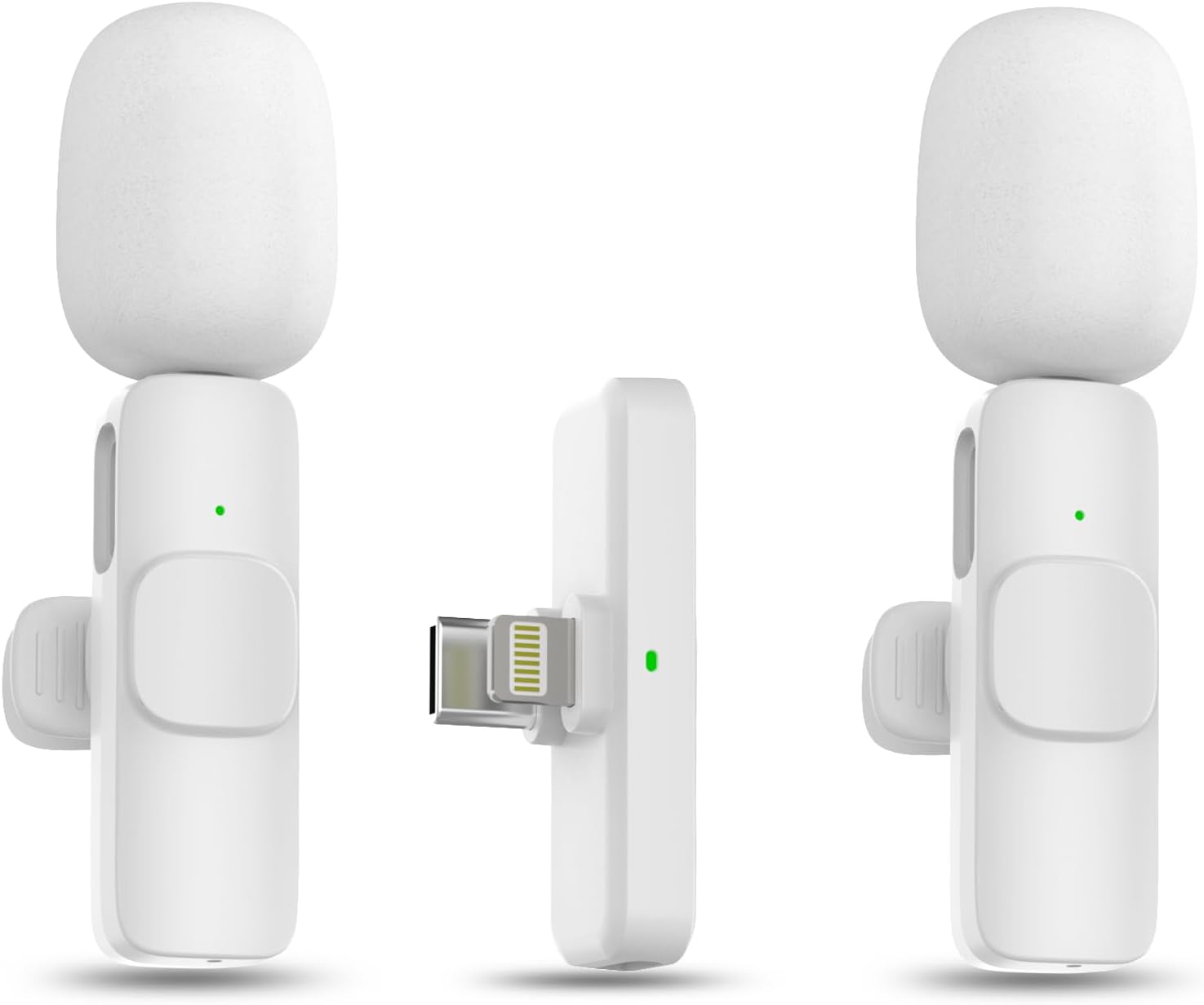 Wireless Microphone for iPhone & iPad – Omnidirectional Mic for Interviews, Podcasts, & Vlogs-Toppalletfly