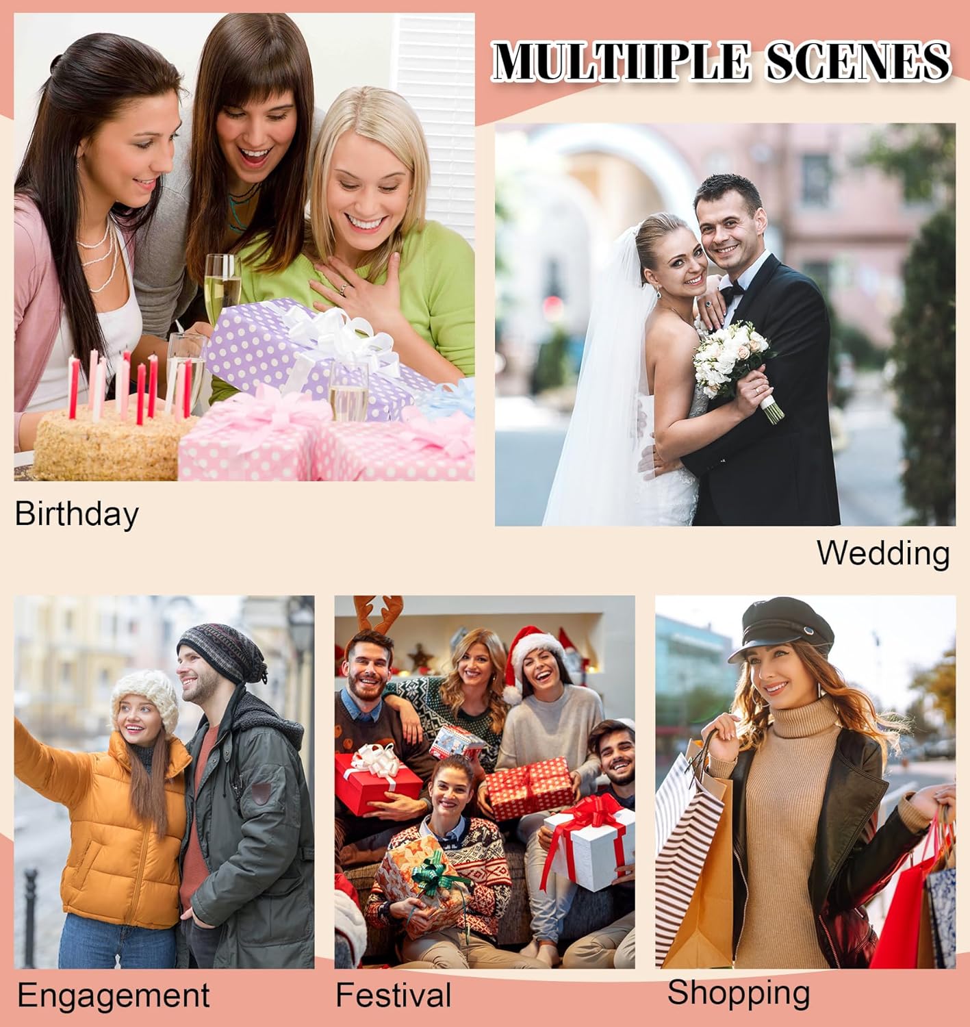 Women's Long Plaid Blanket Chunky Oversized Winter Fall Warm Scarf-Toppalletfly