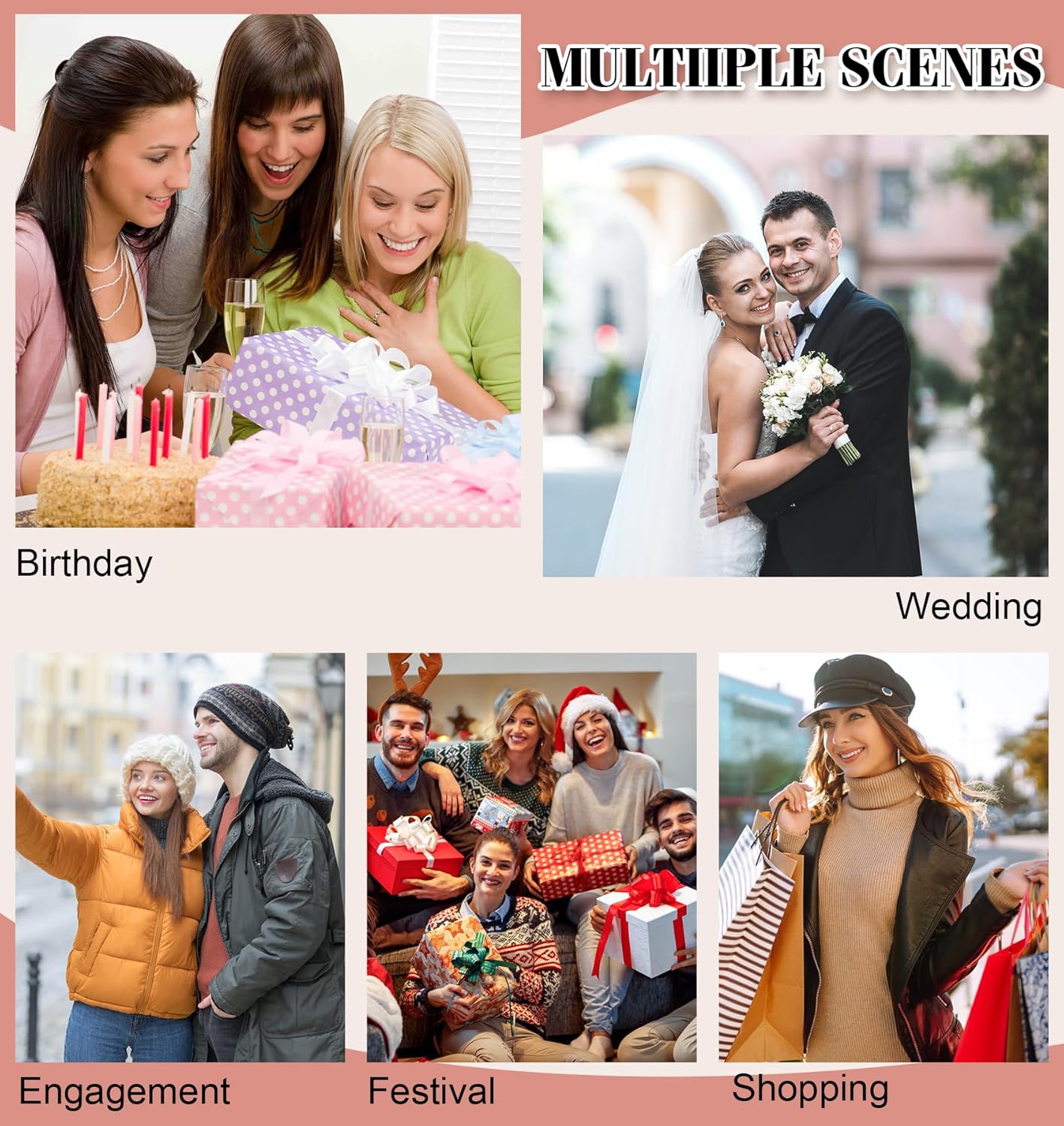 Women's Long Plaid Blanket Chunky Oversized Winter Fall Warm Scarf-Toppalletfly