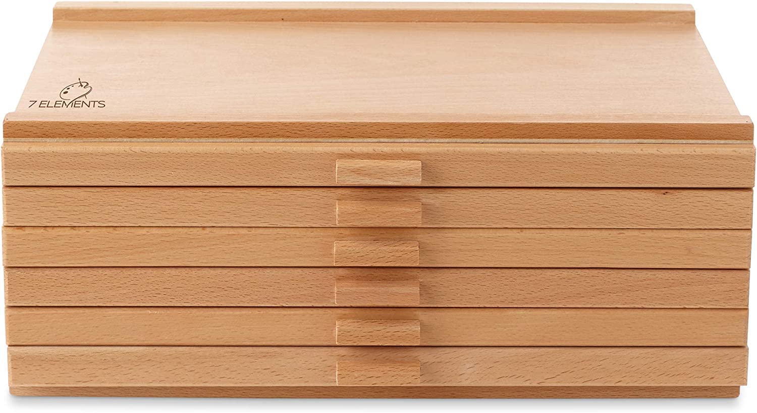 Wooden Drawer, Artist Storage Supply Box for Pastels, Pencils, Pens, Markers, Brushes and Tools-Toppalletfly