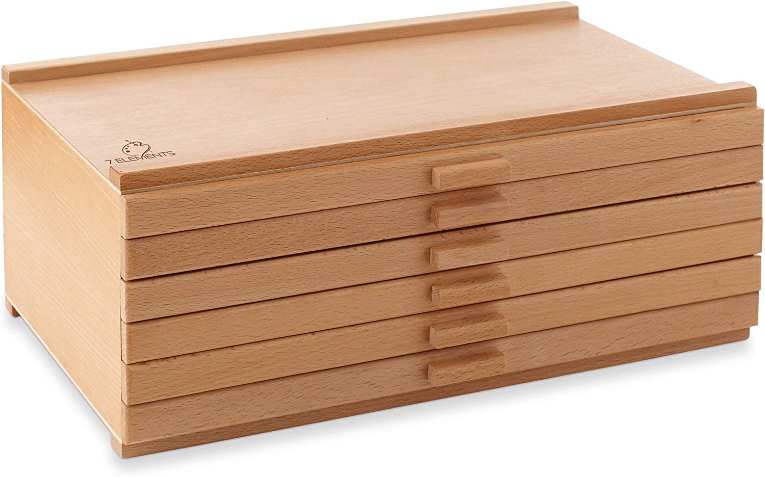 Wooden Drawer, Artist Storage Supply Box for Pastels, Pencils, Pens, Markers, Brushes and Tools-Toppalletfly