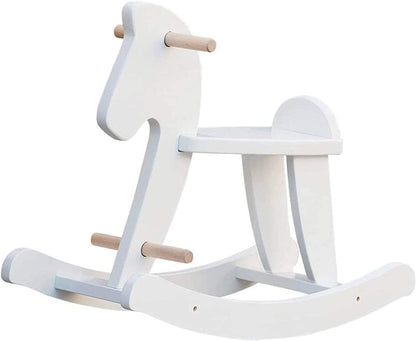 Wooden Rocking Horse, Baby Wood Ride On Toys for 18 Months Up-Toppalletfly